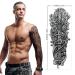 18 Sheets Full Arm Temporary Tattoo Set | Konsait Waterproof Sleeve Tattoo Body Stickers for Men and Women - Buy Online on GoSupps.com