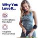 Tennis Elbow Brace for Men & Women | Forearm Pain Relief Compression Strap | Golfers Elbow Tendonitis Support & Ulnar Nerve Sleeve | Fits Most - Buy Online on GoSupps.com
