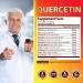 Organic Cadane Quercetin Extract Capsules - Combined with VitC Zn.C VitD3 Elderberry Bromelain Nettle Ginger Echinacea Garlic Pepper - 60 Capsules - Buy Online on GoSupps.com