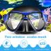 2 Pack Adult Swim Mask with Nose Cover | Anti Fog Tempered Glass Goggles for Diving Snorkeling - Buy Online on GoSupps.com