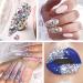 36Pcs Nail Art Rhinestones Set - Crystal Diamonds & Metal Charms for DIY Nail Design - Buy Online on GoSupps.com