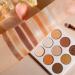 Ecofavor 9-Color Brown Eyeshadow Palette - Natural Matte, Shimmer, Glitter | Highly Pigmented, Waterproof | Easy to Blend Naked Earth Tones Makeup Palette - Buy Online on GoSupps.com