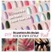 Wine Red Almond Shaped Press on Nails - 24pcs Xcreando Medium Length Fake Acrylic Glue on False Nails for Women and Girls - Buy Online on GoSupps.com