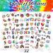 Tie Dye Temporary Tattoos Stickers - 192PCS, 16 Sheet Body Art Fake Tattoos for Kids, Tie Dye Party Favor & Decorations - Carnival Rewards - Buy Online on GoSupps.com