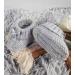 Royal Icon Soft Knitted Newborn Baby Booties with Bow - RI354 Grey | 0-3 Months - Buy Online on GoSupps.com