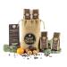Exotic Coffee Gift for Coffee Lovers | Four Varieties in Jute Bag | Perfect Gift Idea for Coffee Drinkers - Buy Online on GoSupps.com