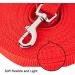 20m Red Track Line for Dogs - Durable Nylon Leash with D-Carabiner & Grip Cushion - Ideal Training Line for All Dog Sizes - Buy Online on GoSupps.com