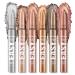 BestLand Cream Eyeshadow Sticks Set - Luxurious Colors Long-Lasting Formula Natural & Shimmer Eye Shadow Pen Waterproof Brightener Eye Highlighter Contour Stick (Set B)