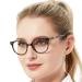 OCCI CHIARI Stylish Reading Glasses Women's Readers1.0 1.25 1.5 1.75 2.0 2.25 2.5 2.75 3.0 3.5 4.0 5.0 6.0 5017- Demi 1.5 x