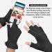 MIG4U 3 Pairs Fingerless Moisturizing Gloves | Half Finger Beauty Glove for SPA, Eczema, Dry Hands | Summer Sun UV Protection | L/XL, Black - Buy Online on GoSupps.com