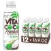 Vita Coco Coconut Water, Pressed Coconut | More "Coconutty" Flavor | Natural Electrolytes | Vital Nutrients | 16.9 Oz Slim Bottle (Pack Of 12) Coconut Slim Bottle Coconut Water