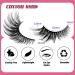Veleasha Cat Eye Lashes Kit - 7 Fluffy Faux Mink Eyelashes with Glue & Tweezer | Natural Look Wispy Fox Eye Extensions - Buy Online on GoSupps.com