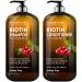 Biotin Shampoo and Conditioner Set with Lingonberry by Majestic Pure - for Hair Loss and Thinning Hair - Hydrating & Nourishing, Sulfate Free, Color Safe, For Men and Women, 16 fl oz each