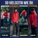 Forrider Waterproof 3-in-1 Bicycle Jacket | Men's Breathable Running & Rain Jacket | Windbreaker - L Race Red - Buy Online on GoSupps.com
