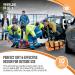 Primacare KB-RO24 Empty First Responder Bag - Professional Trauma Kit Carrier 15x9x8 - Orange - Buy Online on GoSupps.com