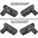 Kydex Glock 19 Holster - Concealed Carry for Glock 17, 19X, 26, 44, 45 & more | Adjustable Cant & Retention | Right Hand Draw - Buy Online on GoSupps.com
