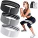 Haquno Resistance Bands 3PCs fitness straps hip resistance tapes set with strong stretching 3 tensile f our strengths Non -slip training band for hips pilates yoga strength training