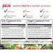 Juce Original Formula - Organic Super Fruit & Veggies Supplement - Gluten/Gelatin Free Soy Free & Vegan- Reds & Greens Superfood Capsules- 23 Fruits & 23 Vegetables (180 Count)- By Terra Kai Organics Organic Fruit & Veggie  - Buy Online on GoSupps.com