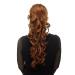 WIG ME UP - WK03-30 Hairpiece braid voluminous curls curly very long (60 cm) + combs & elastic band copper brown copper brown (30)