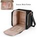 Prokva Travel Makeup Bag with 5 Removable Cases - Large Cosmetic Organizer with Strap and Storage Pockets - Black (Patented Design) - Buy Online on GoSupps.com