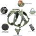 Buy Heele Dog Harness - Reflective Breakout Buckle Robust Handle Panic Clip - Perfect Fit in Green - Buy Online on GoSupps.com