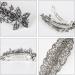 Jodsen Retro Vintage Metal French Barrette with Antique Crystal Rhinestone Pearl - Bridal Wedding Hair Accessory - Buy Online on GoSupps.com