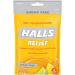 HALLS Relief Sugar Free Citrus Blend Cough Drops - 25 Count Bag - Buy Online on GoSupps.com
