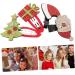 FRCOLOR 2 Sets Children's Hairpin Pumpkin Hair Bow Barrette Hair Accessories Santa Claus Hairpin Xmas Hair Kids Hairpin Kids Barrettes for Hair Kids Lovely Barrette Cute Zinc Alloy Clip - Buy Online on GoSupps.com