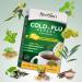 Herbion Naturals Cold & Flu Remedy Herbal Granules with Natural Lemon Flavour 10 Count sachets - Buy Online on GoSupps.com