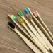 SUICRA 8-Pack Colorful Natural Wooden Toothbrushes - Eco-Friendly Oral Care with Soft Bristles - Buy Online on GoSupps.com