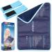 Ice Packs for Injuries Reusable Standard Large Heating Pad with Straps and Soft Plush Side for Hip Shoulder Knee Back Arm Leg Feet Pain Relief Sprains Swelling Bruises - 14.57X10.62 M 14X10-Nylon & Plush