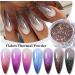 Nail Chrome Powder - Nail Glitter for Gel Nails Flakes Thermal Powder Shimmering Color Changing Mermaid Bright Nail Sequins Sparkly Glitter Flakes Powder Design for Manicure Deco Accessories (0.3g) Color Change: 008 - Buy Online on GoSupps.com