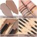 Buy 2 PCs Cream Eyeshadow Stick Set | Long-lasting Waterproof Matt & Shimmering Smoky Brown Makeup Crayon - Buy Online on GoSupps.com
