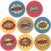 Edible Wafer Comic Book Signs Pre-Cut Cupcake Toppers - 24pc - Buy Online on GoSupps.com