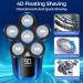 Head Shaver for Bald Men - 6 in 1 Waterproof Cordless Electric Razor | Rechargeable Grooming Kit for Head Face & Hair Shaving - Buy Online on GoSupps.com