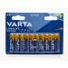 Varta Longlife Power AA Alkaline Batteries LR6 - 10 Pack | Reliable Performance for All Devices - Buy Online on GoSupps.com