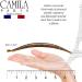 Camila Paris CP3097 Large Banana Clip Hair Comb - 7 Inch Flexible Clip for Thick Hair, Brown - Made in France - Buy Online on GoSupps.com