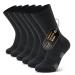 Ruixue socks men women hiking socks made of merino wool 3 pair sports socks worktops breathable tennis socks running socks elastic sneakers socks men 43-46 black 3 pairs