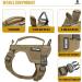 Oneigris Dog Harness and Leash Set | Mini Trooper Puppy Dishes with Control Handle for Extra Small to Medium Dogs - Brown XXS - Buy Online on GoSupps.com