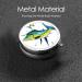 Fish Art Mini Round Pill Box | 3 Compartment Travel Organizer | Portable Medicine Case for Home & Office - International Shipping - Buy Online on GoSupps.com