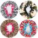 ESARORA 4 Pack Waterproof Double Layer Shower Cap for Women - Bath Cap (Style 1) - Buy Online on GoSupps.com