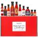 Thoughtfully Gifts, Hot Sauce Challenge Gift Set, Includes Spicy Hot Sauces for a Hot Sauce Challenge, Pack of 10