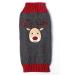Hrttsy Christmas Dog Sweater - Warm Winter Coat for Small to X-Large Dogs - Grey Elk Puppy Pullover & Cat Clothing - Buy Online on GoSupps.com