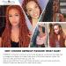 Passion Twist Hair 18 Inch Water Wave Crochet 6 Pcs Copper Red Synthetic Extensions - Buy Online on GoSupps.com