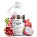 Sun! Flow peeling shake - Pithaja & pomegranate with Argania Spinosa kernel oil - a cocoon of nutrients for your skin - the ultimate peeling pampering Pitahaya and pomegranate