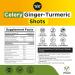 Celery Ginger Turmeric Shots 100 Shots - Detox & Bloat Support Drink Powder with Inulin Lemon Pineapple Vitamin C D3 & Zinc Daily Wellness Shot Celery Ginger Turmeric 1 Count (Pack of 1) - Buy Online on GoSupps.com