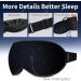 3D Contoured Blackout Sleeping Mask - Eye Comfort for Lash Extensions Travel & Meditation - No Pressure Blindfold - Star Design for Men & Women - Buy Online on GoSupps.com