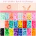 2000pcs Mini Hair Rubber Bands Set with Organizer Box - Soft Girl Hair Ties in 24 Colors - Colorful Baby Hair Bands with Cutter & Remover - Hair Tail Tools for Kids - Buy Online on GoSupps.com