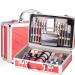Kit de maquillage complet kit de maquillage pour d butant tui de combin de pour le visage tui cosm tiques comprenant un fard paupi res un fard joues crayon sou