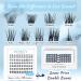 Lash Clusters 84 Pcs Individual Eyelash Extensions Thin Band Soft Frost D-Mix 8-16mm - Buy Online on GoSupps.com